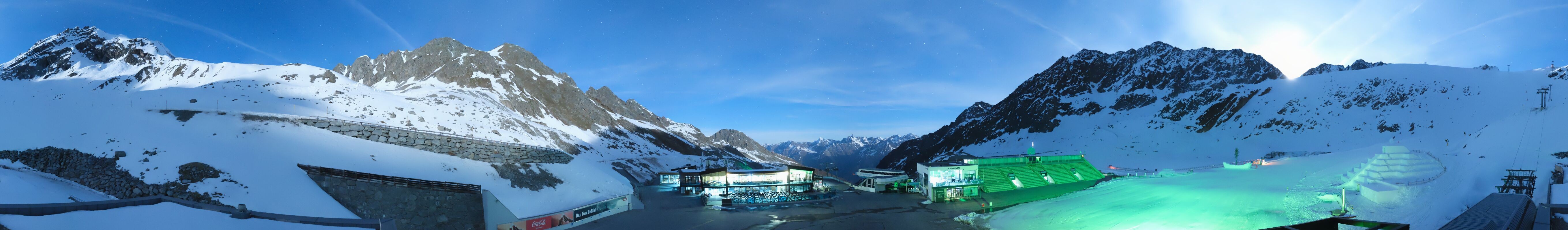 Archiv Foto Webcam Rettenbachgletscher Stadion