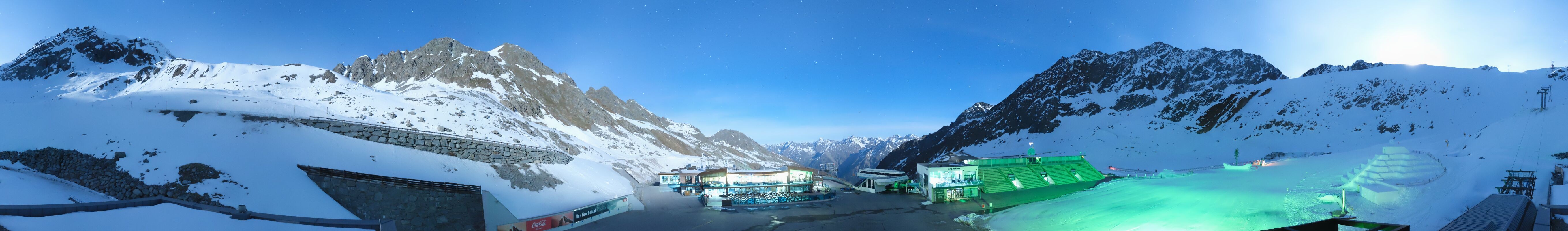 Archiv Foto Webcam Rettenbachgletscher Stadion
