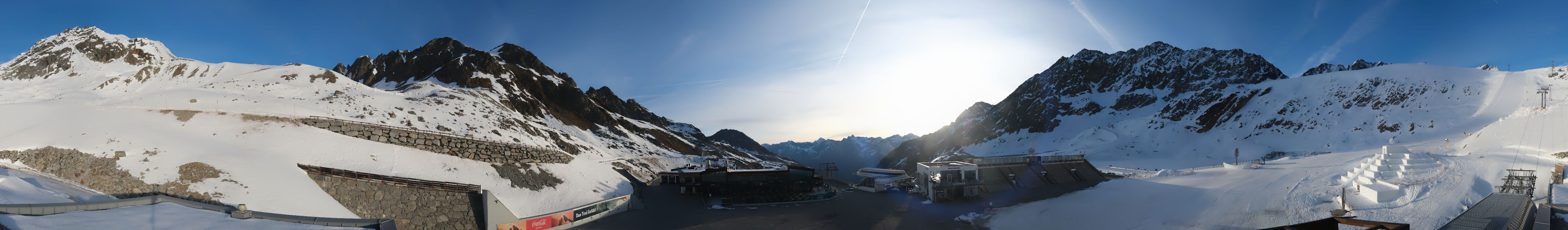 Archiv Foto Webcam Rettenbachgletscher Stadion
