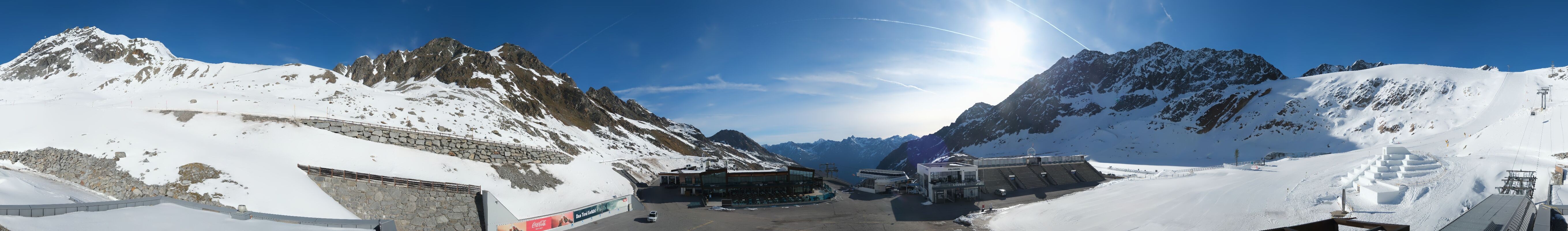 Archiv Foto Webcam Rettenbachgletscher Stadion