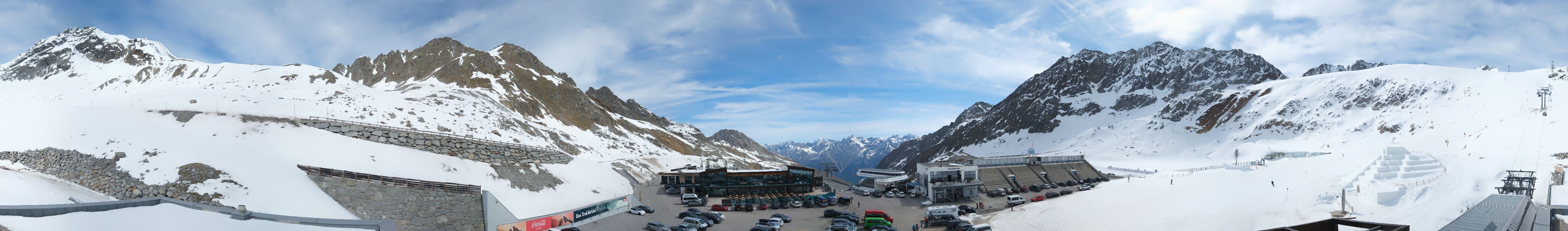 Archiv Foto Webcam Rettenbachgletscher Stadion