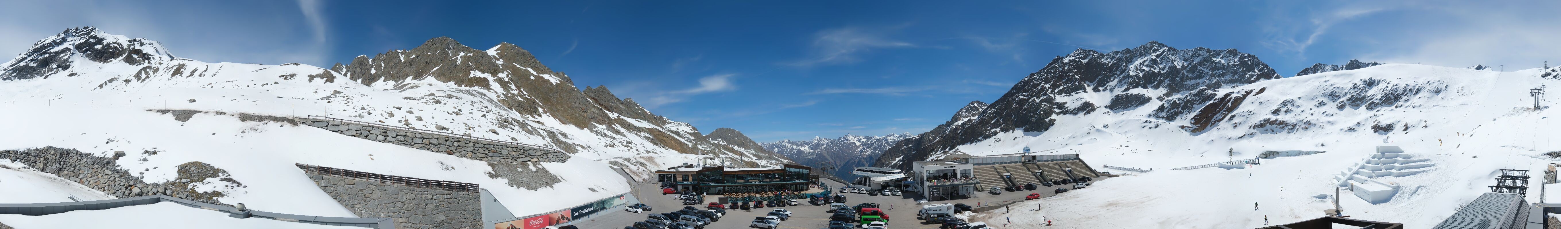 Archiv Foto Webcam Rettenbachgletscher Stadion