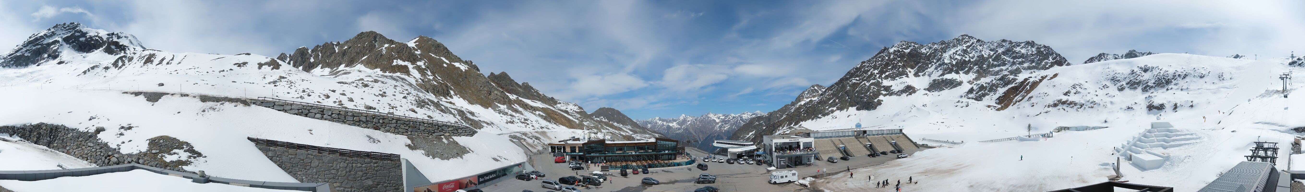 Archiv Foto Webcam Rettenbachgletscher Stadion