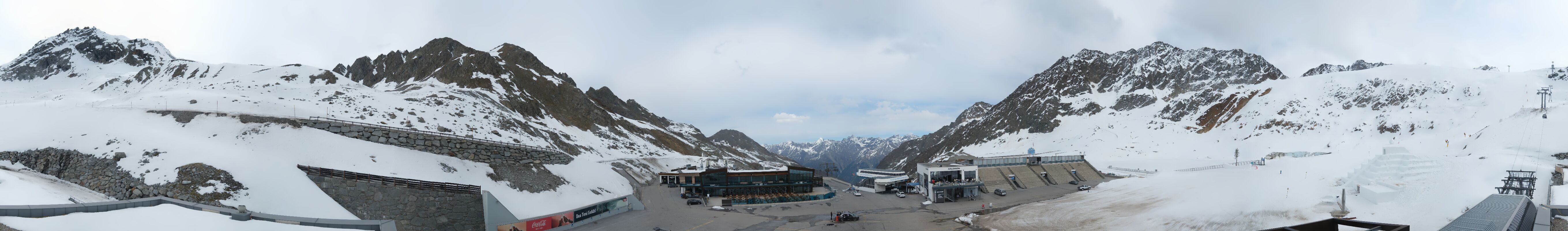 Archiv Foto Webcam Rettenbachgletscher Stadion