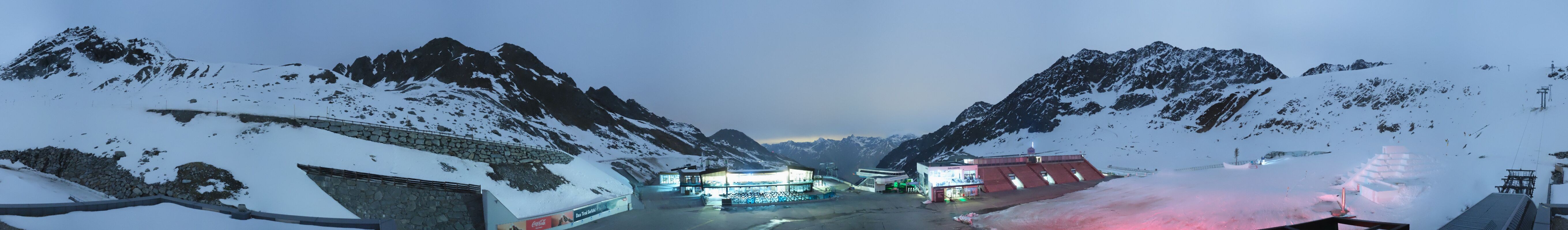 Archiv Foto Webcam Rettenbachgletscher Stadion