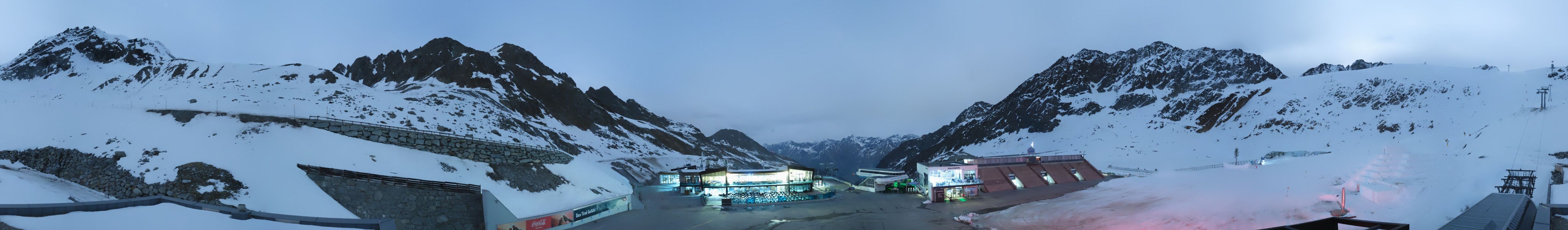 Archiv Foto Webcam Rettenbachgletscher Stadion