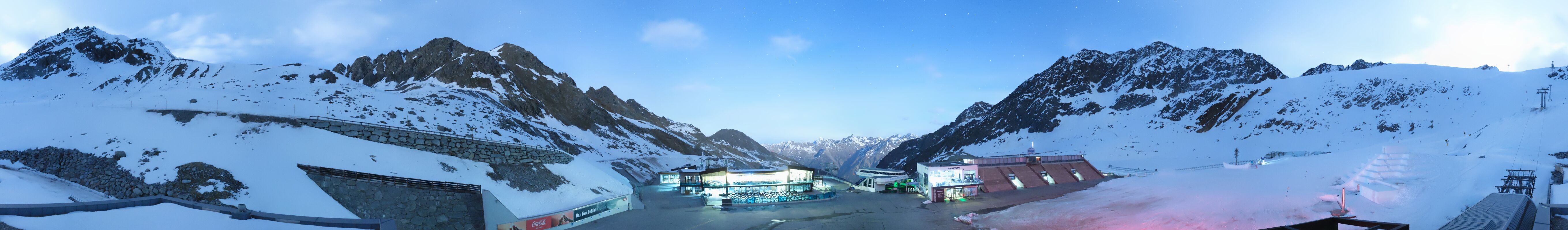 Archiv Foto Webcam Rettenbachgletscher Stadion