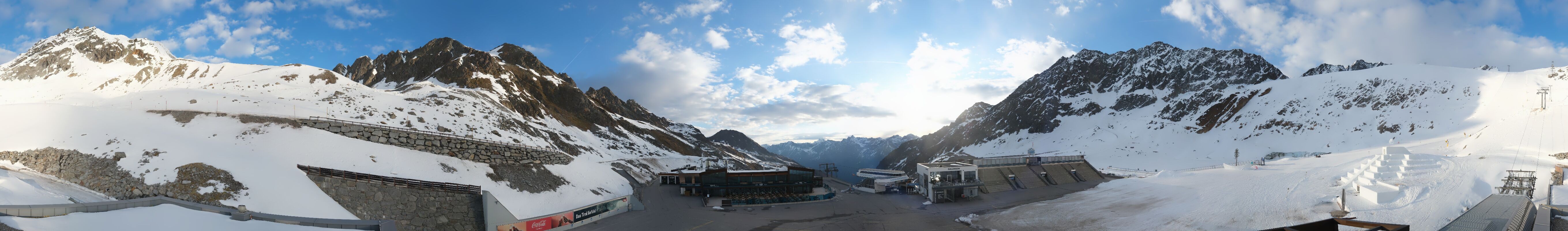 Archiv Foto Webcam Rettenbachgletscher Stadion
