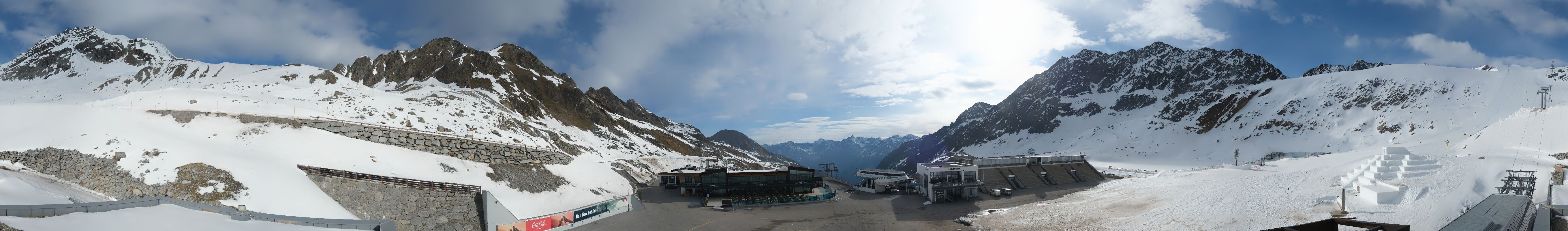 Archiv Foto Webcam Rettenbachgletscher Stadion