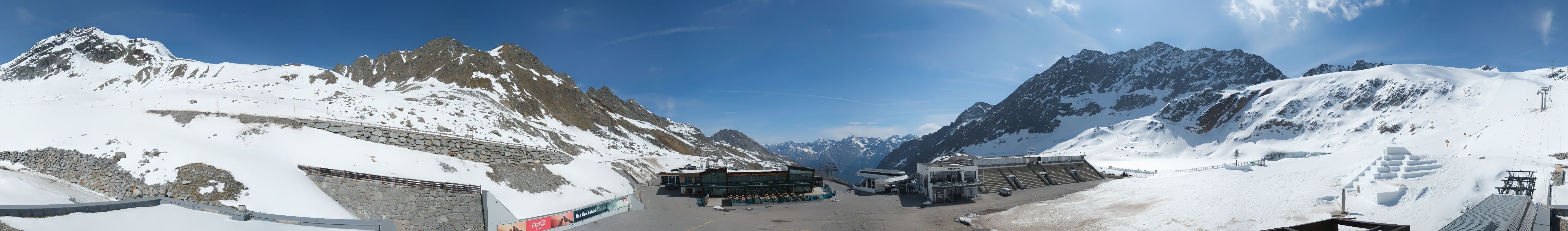 Archiv Foto Webcam Rettenbachgletscher Stadion