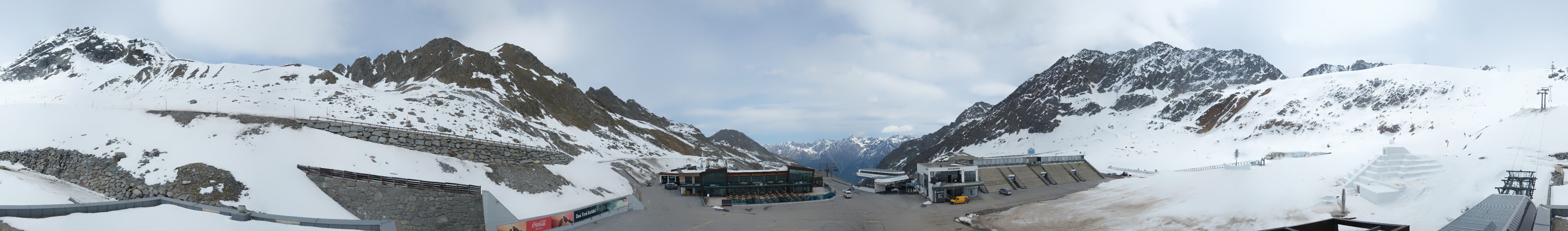 Archiv Foto Webcam Rettenbachgletscher Stadion