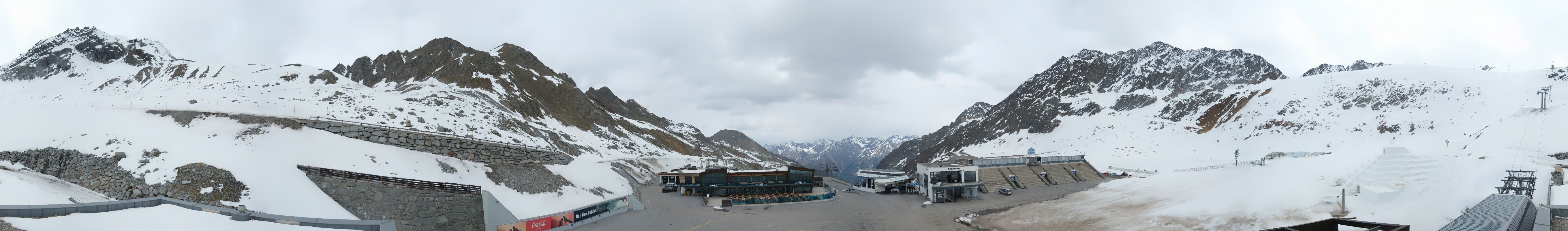 Archiv Foto Webcam Rettenbachgletscher Stadion
