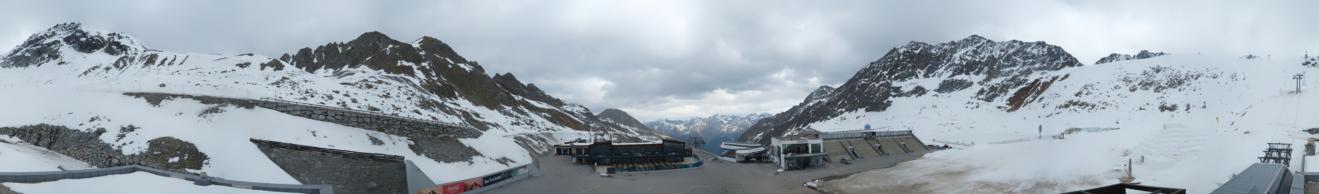 Archiv Foto Webcam Rettenbachgletscher Stadion