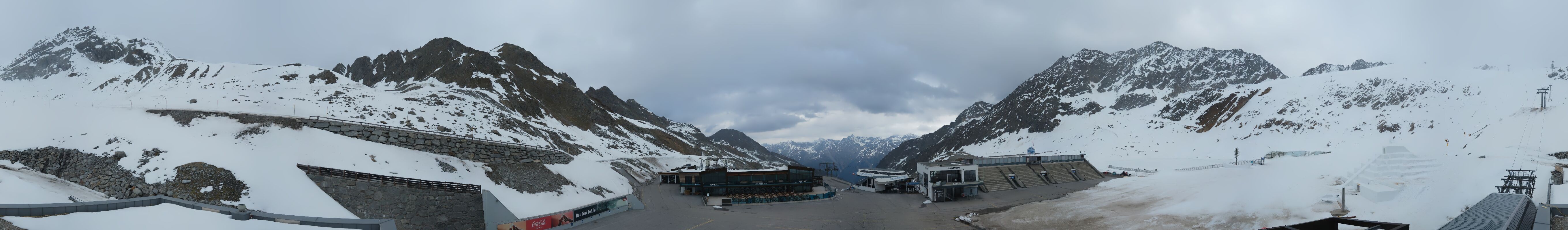 Archiv Foto Webcam Rettenbachgletscher Stadion