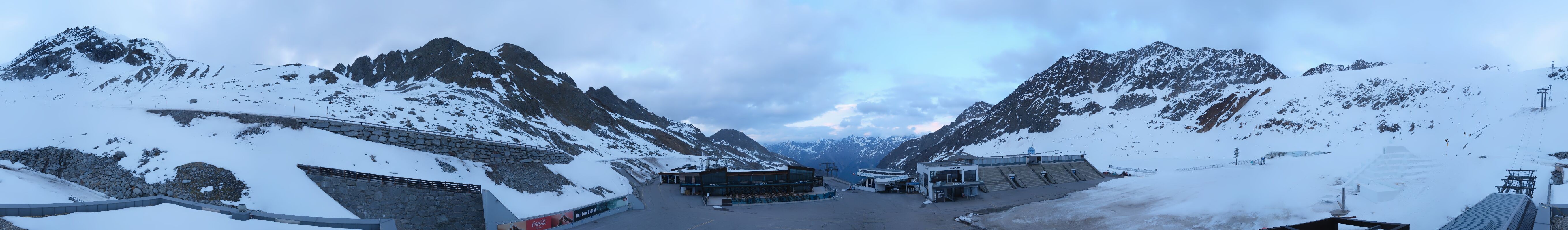 Archiv Foto Webcam Rettenbachgletscher Stadion