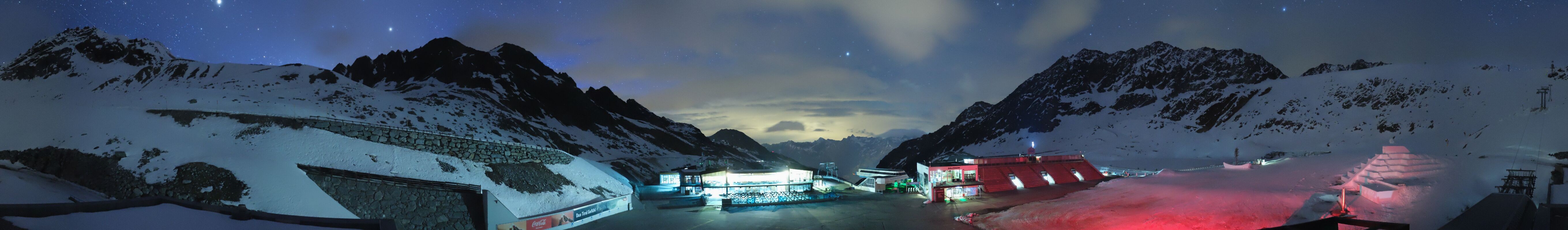 Archiv Foto Webcam Rettenbachgletscher Stadion
