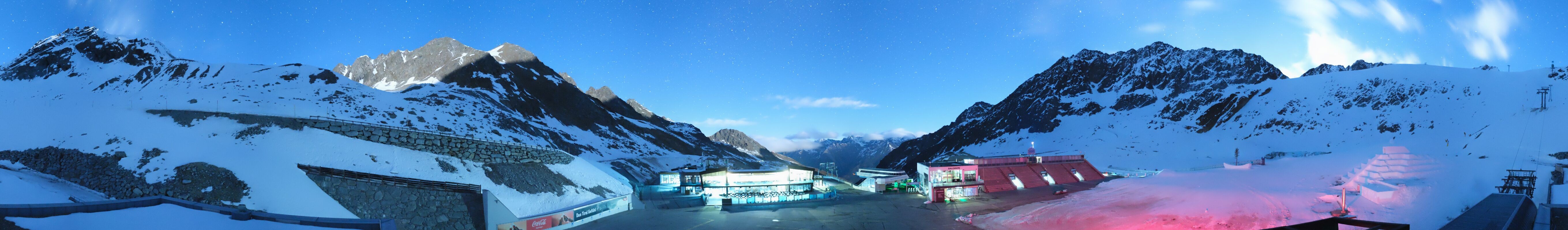 Archiv Foto Webcam Rettenbachgletscher Stadion