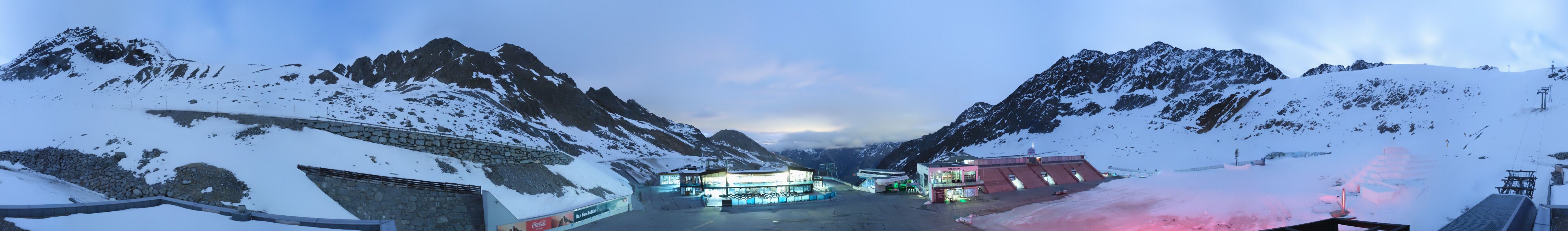 Archiv Foto Webcam Rettenbachgletscher Stadion