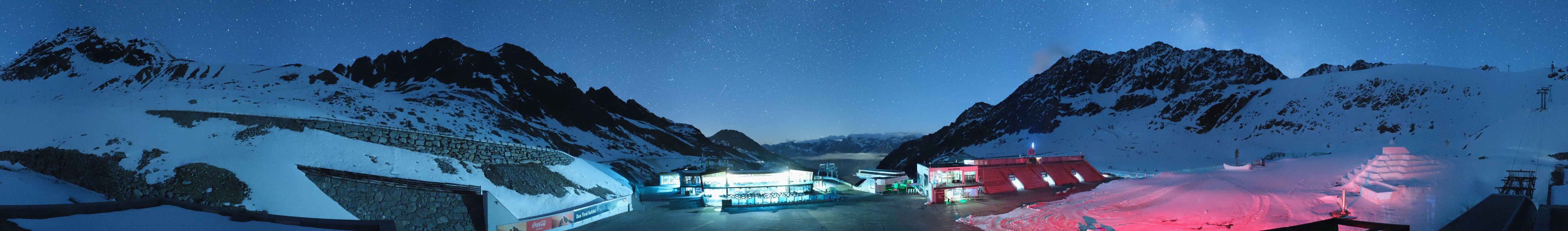 Archiv Foto Webcam Rettenbachgletscher Stadion