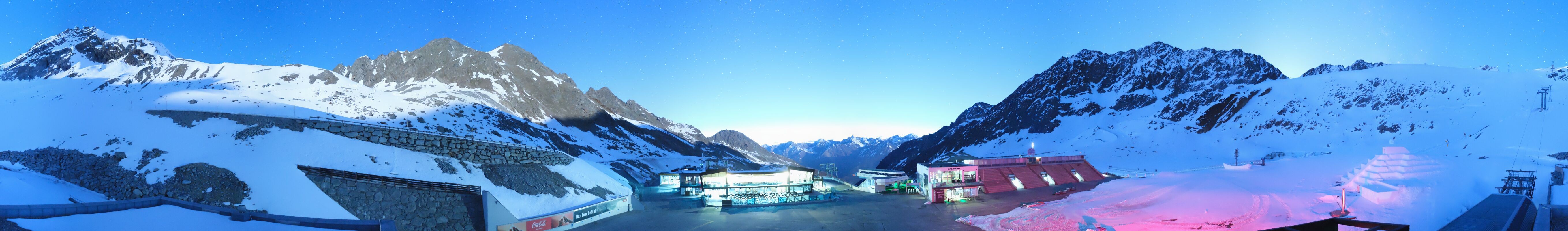 Archiv Foto Webcam Rettenbachgletscher Stadion