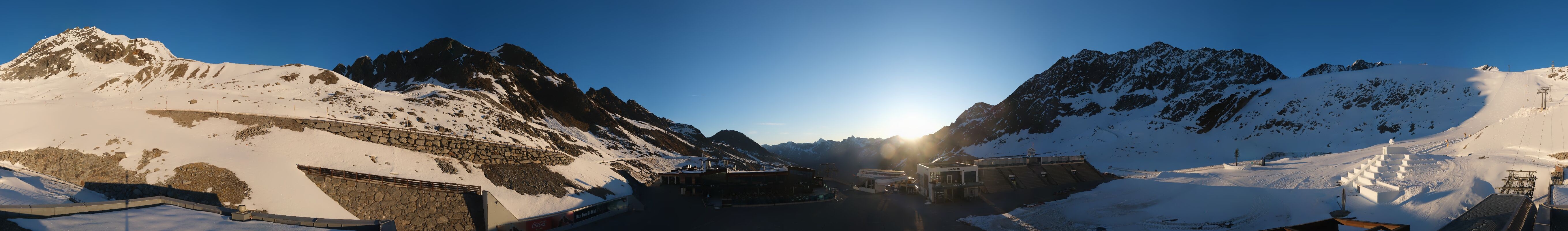 Archiv Foto Webcam Rettenbachgletscher Stadion
