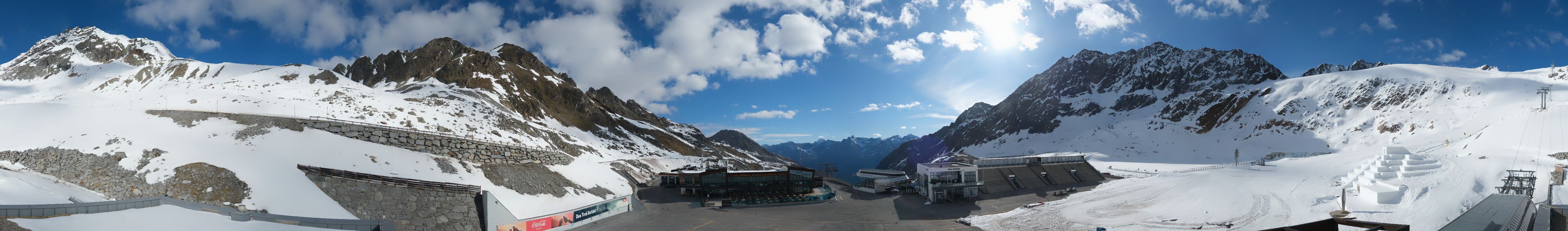 Archiv Foto Webcam Rettenbachgletscher Stadion