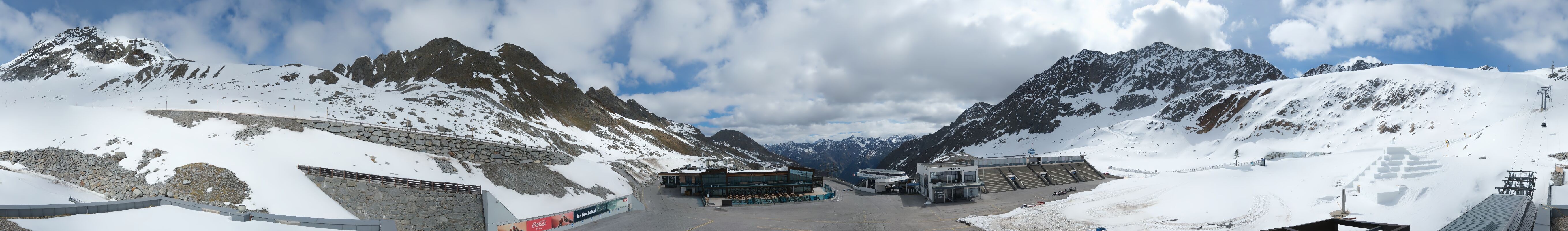 Archiv Foto Webcam Rettenbachgletscher Stadion