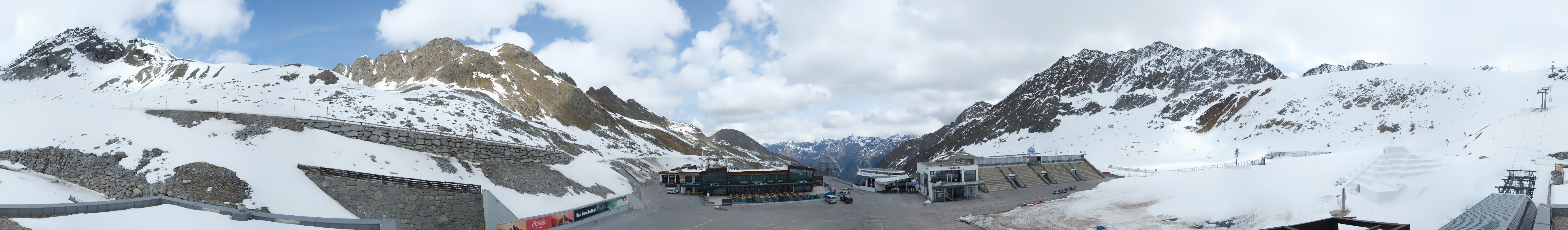 Archiv Foto Webcam Rettenbachgletscher Stadion