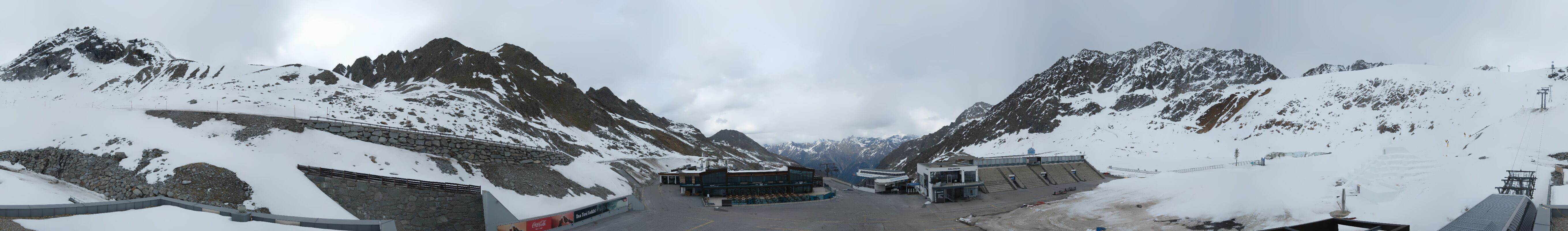 Archiv Foto Webcam Rettenbachgletscher Stadion