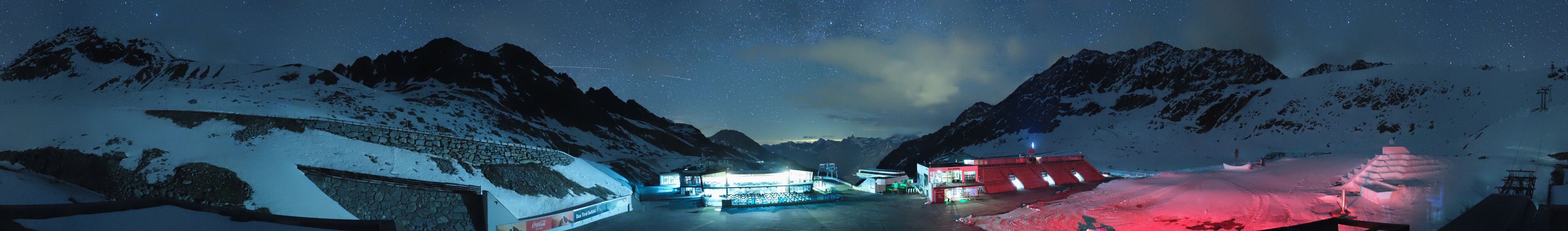 Archiv Foto Webcam Rettenbachgletscher Stadion