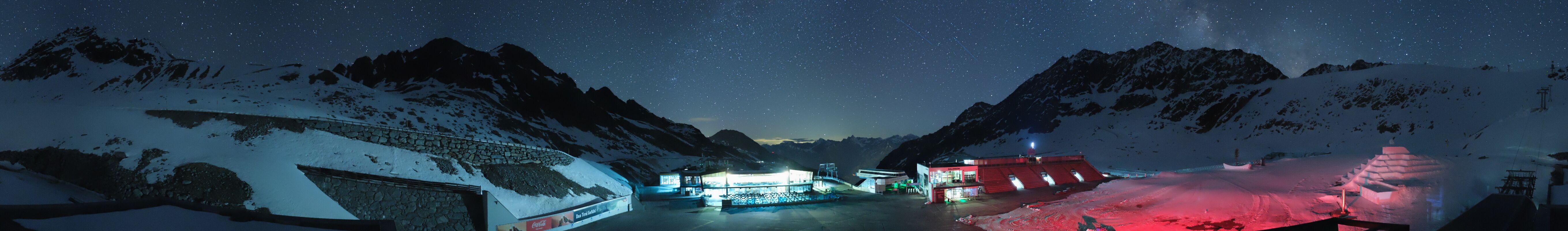 Archiv Foto Webcam Rettenbachgletscher Stadion