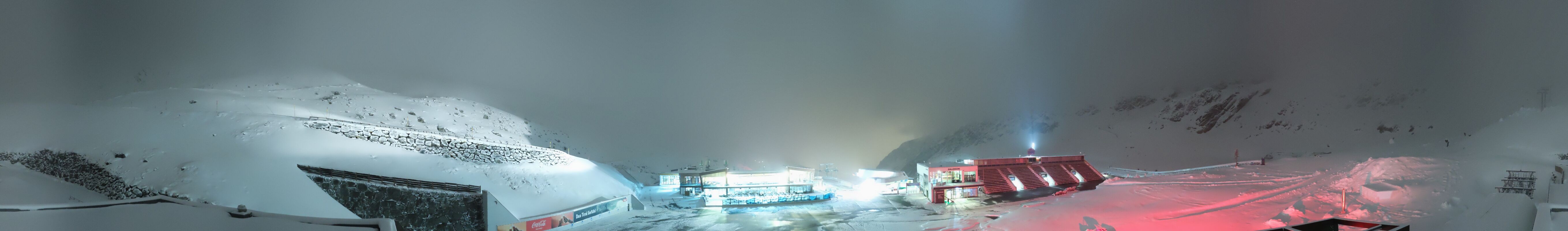 Archiv Foto Webcam Rettenbachgletscher Stadion