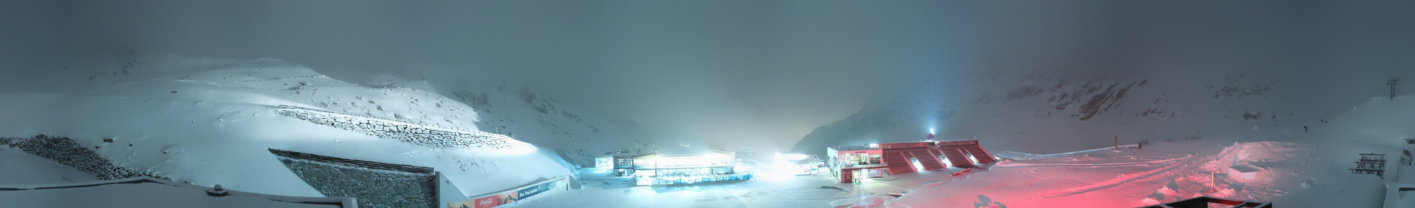 Archiv Foto Webcam Rettenbachgletscher Stadion