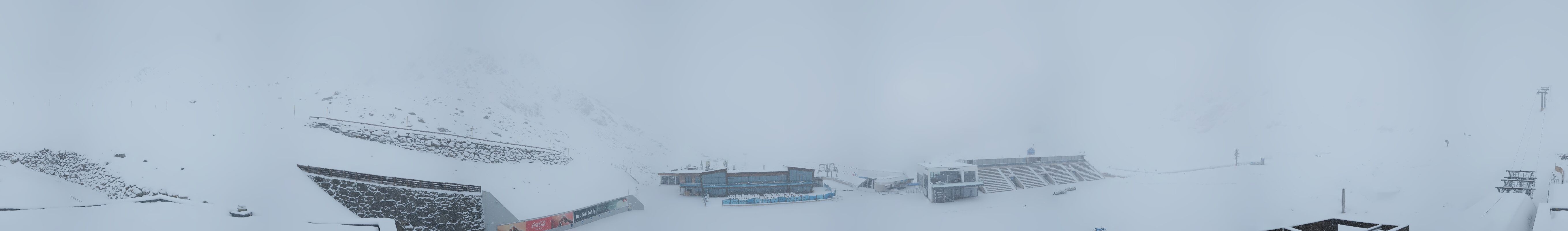 Archiv Foto Webcam Rettenbachgletscher Stadion