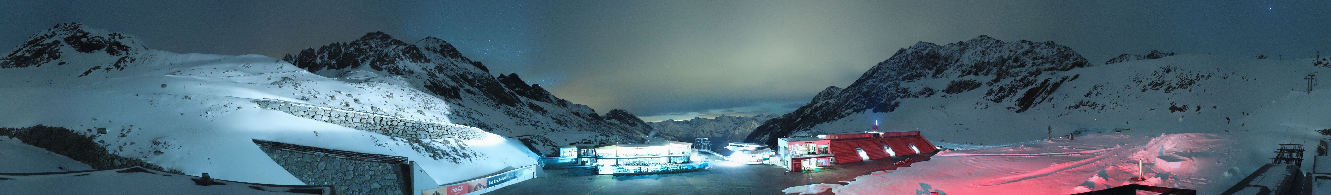 Archiv Foto Webcam Rettenbachgletscher Stadion