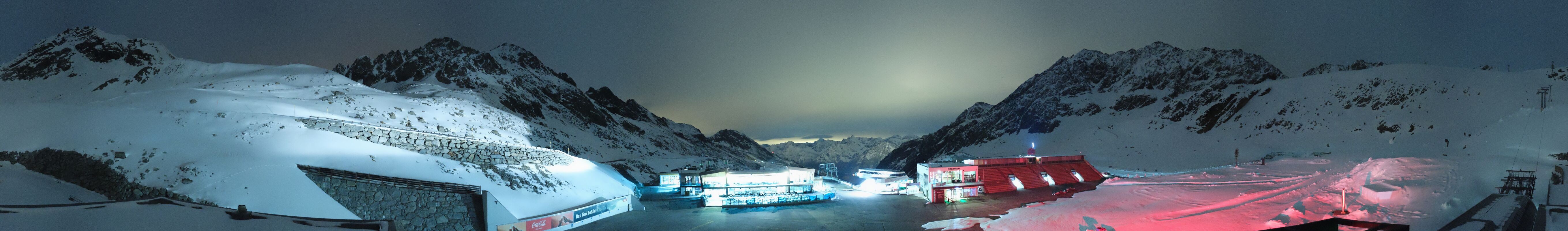 Archiv Foto Webcam Rettenbachgletscher Stadion