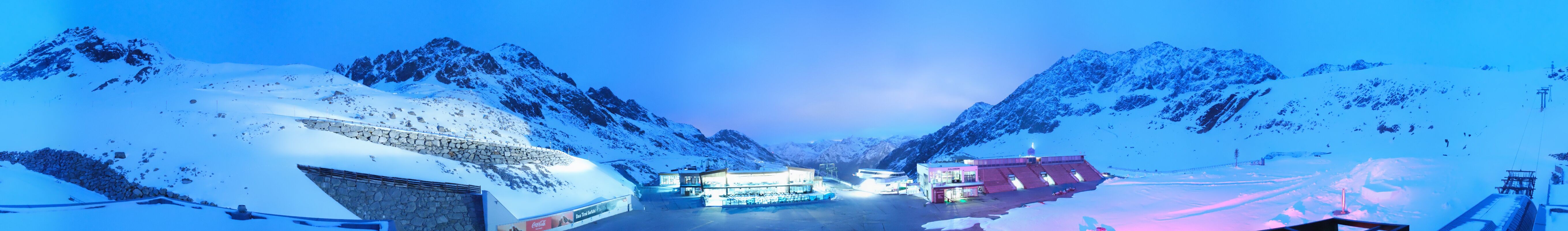 Archiv Foto Webcam Rettenbachgletscher Stadion
