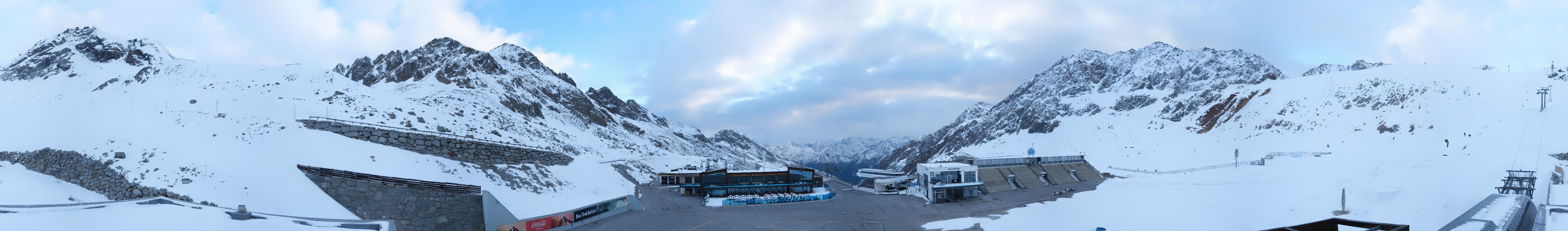 Archiv Foto Webcam Rettenbachgletscher Stadion