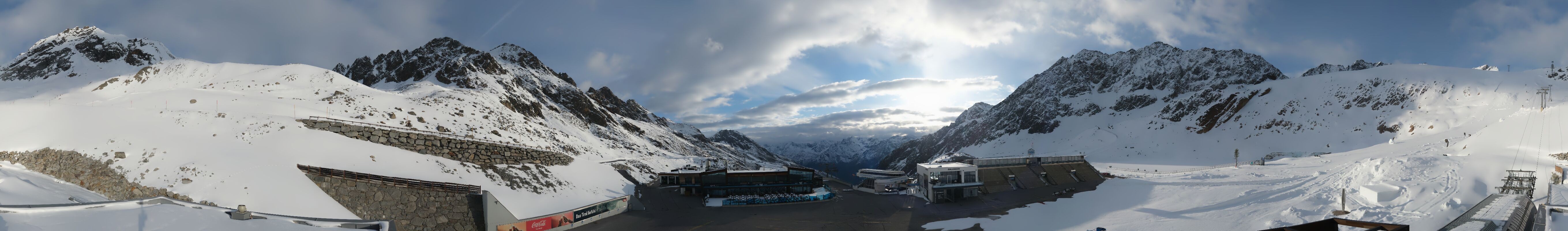 Archiv Foto Webcam Rettenbachgletscher Stadion