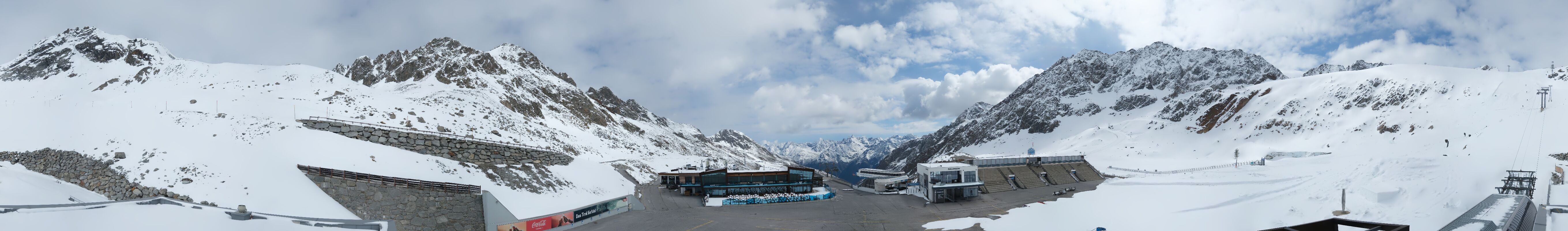 Archiv Foto Webcam Rettenbachgletscher Stadion