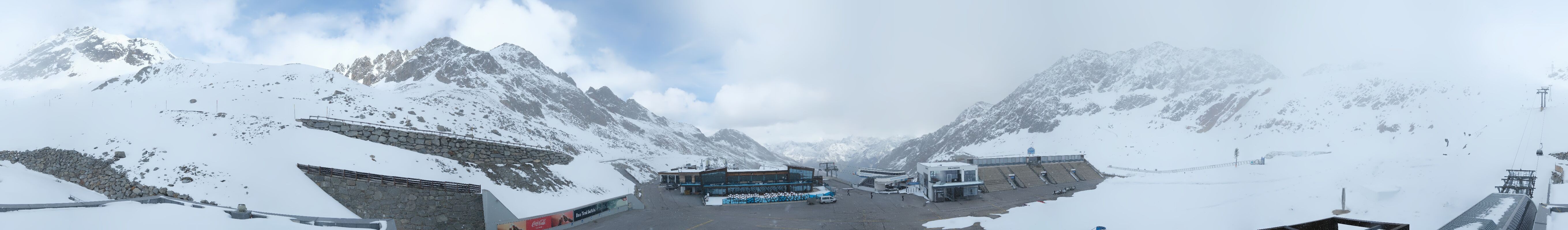 Archiv Foto Webcam Rettenbachgletscher Stadion