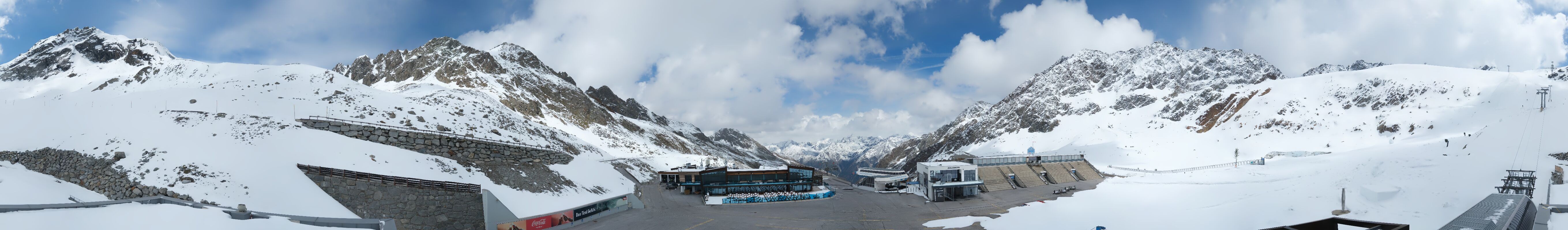 Archiv Foto Webcam Rettenbachgletscher Stadion