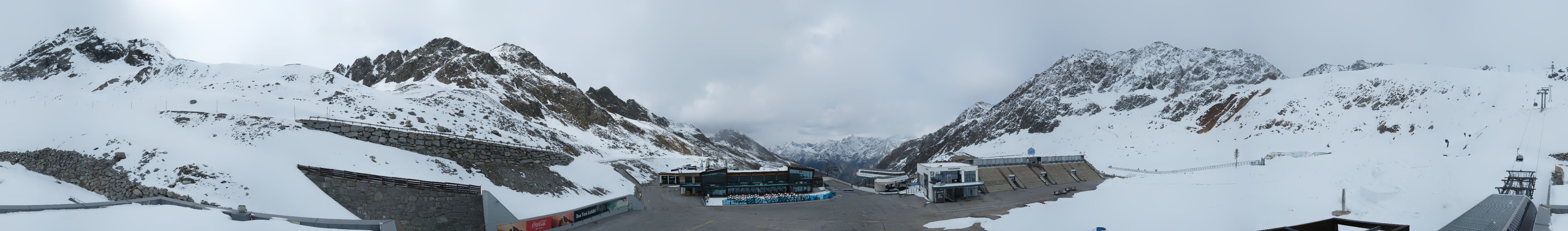 Archiv Foto Webcam Rettenbachgletscher Stadion