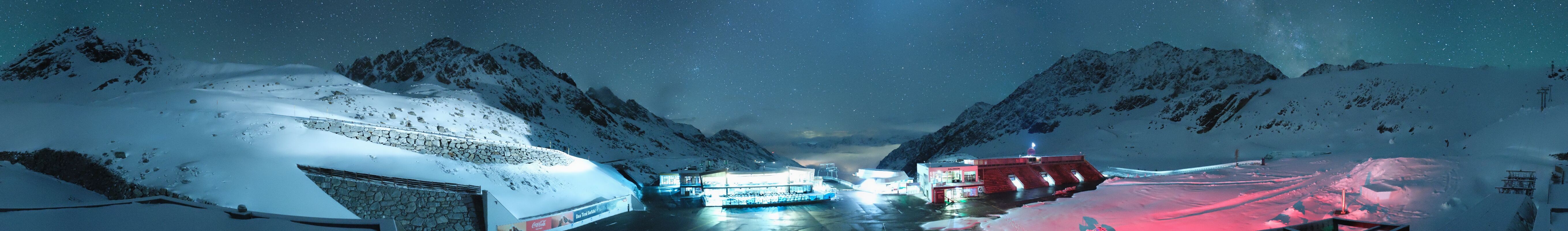 Archived image Webcam Glacier Arena Rettenbach
