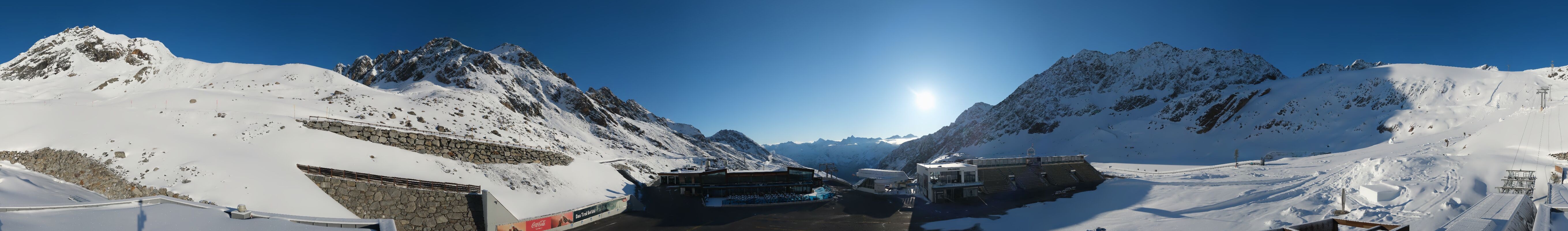 Archived image Webcam Glacier Arena Rettenbach