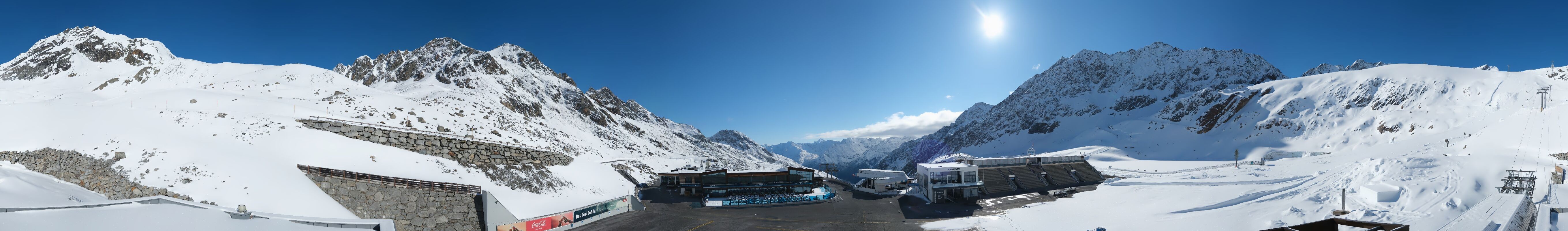 Archived image Webcam Glacier Arena Rettenbach