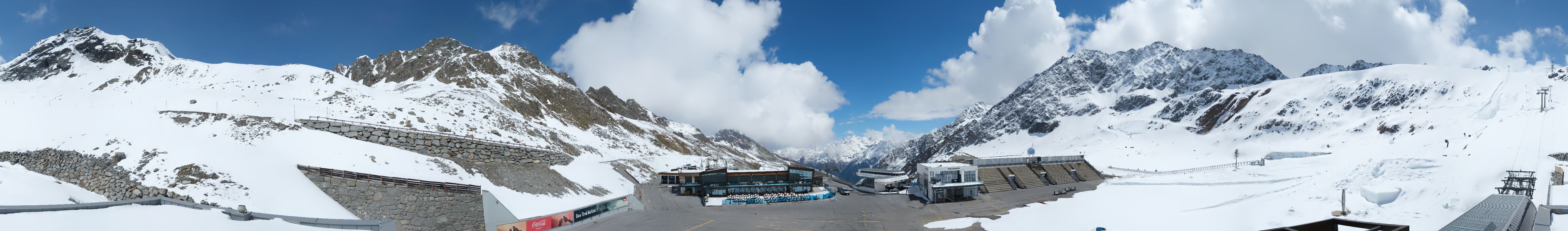 Archiv Foto Webcam Rettenbachgletscher Stadion