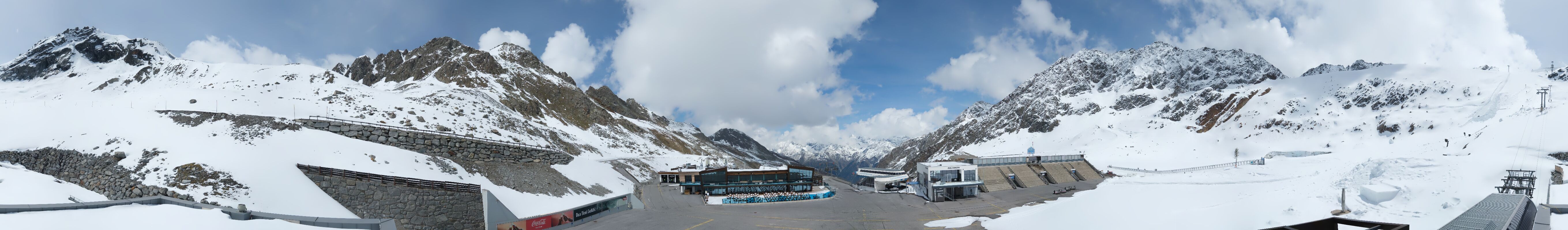 Archiv Foto Webcam Rettenbachgletscher Stadion