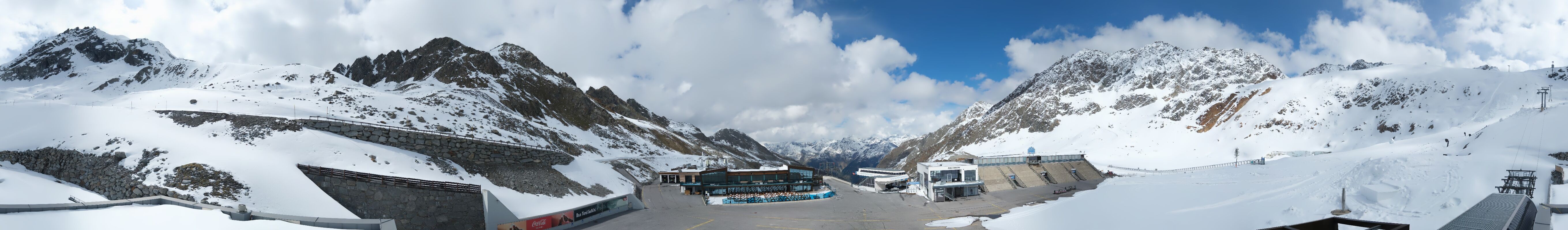 Archiv Foto Webcam Rettenbachgletscher Stadion