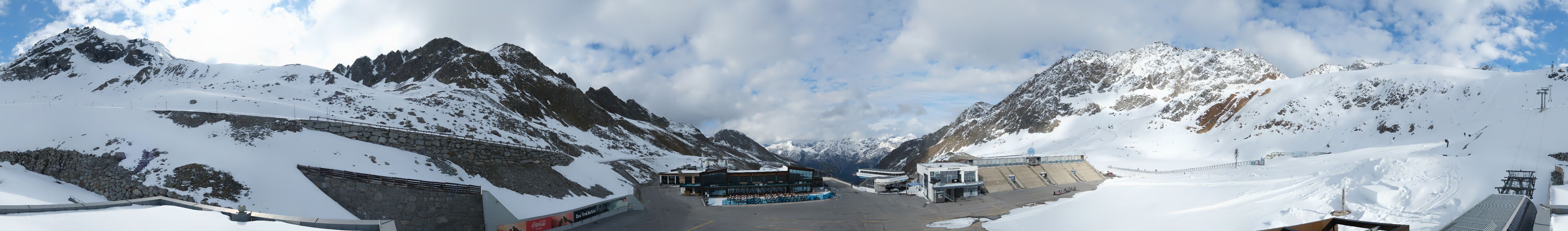 Archiv Foto Webcam Rettenbachgletscher Stadion